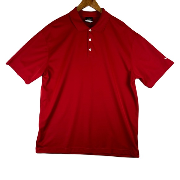 Nike Other - Nike Golf Dri-FIT Men's Red Polo Shirt Short Sleeve Performance‎ XL
